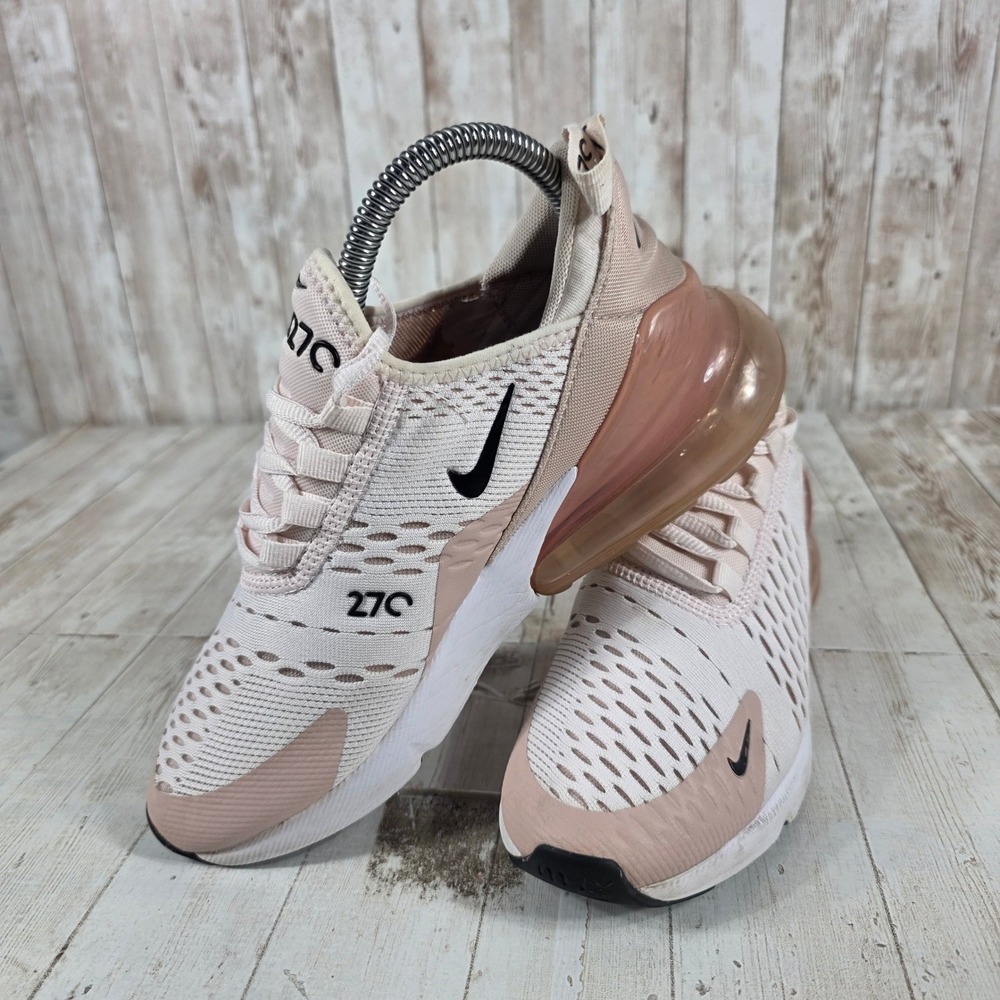 Nike Air Max 270 Pink White Women Sneakers AH6789-604 Size 6 - Picture 5 of 8